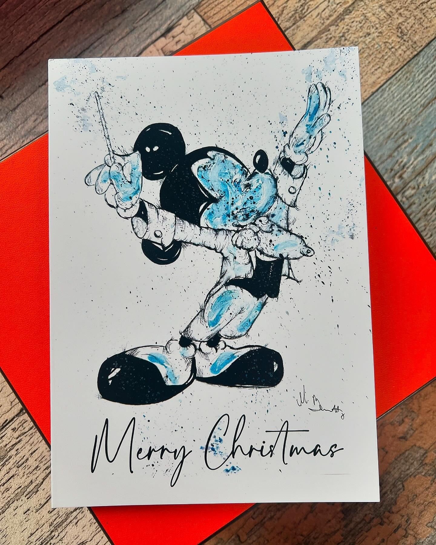 Mickey Mouse - A5 Christmas Card