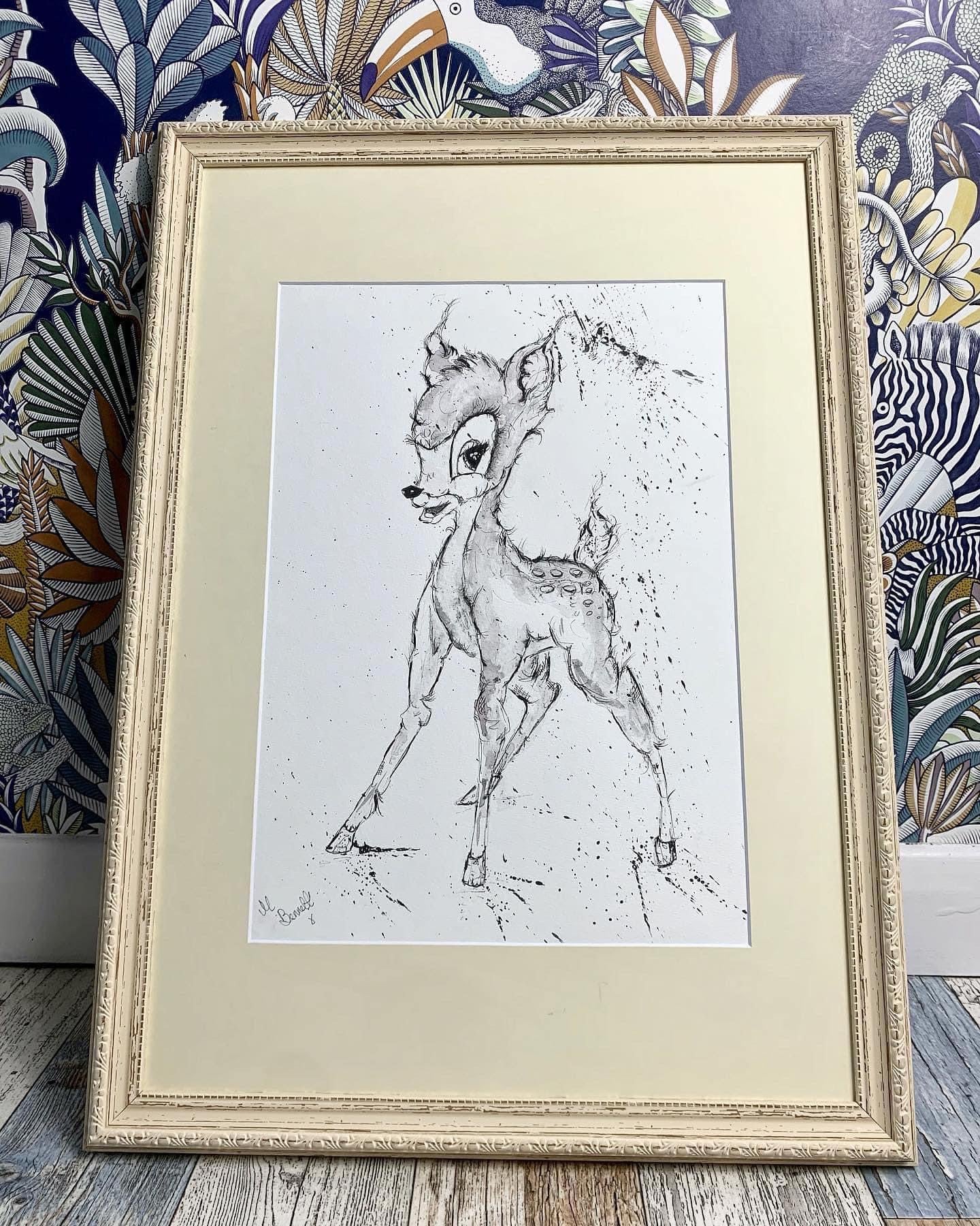 Bambi  - Limited Edition Print - Edition Size 10  - Art Print  - Disney Print