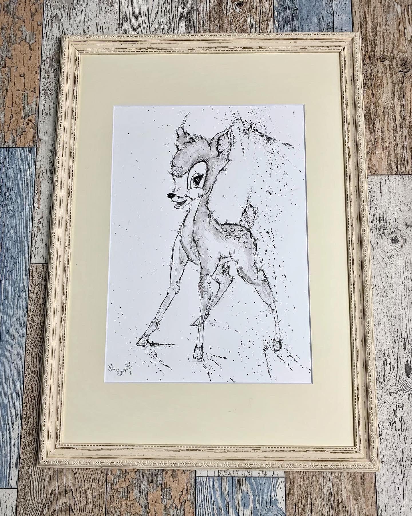 Bambi  - Limited Edition Print - Edition Size 10  - Art Print  - Disney Print