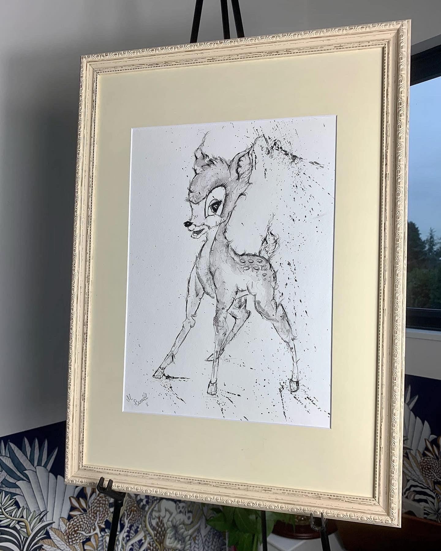 Bambi  - Limited Edition Print - Edition Size 10  - Art Print  - Disney Print