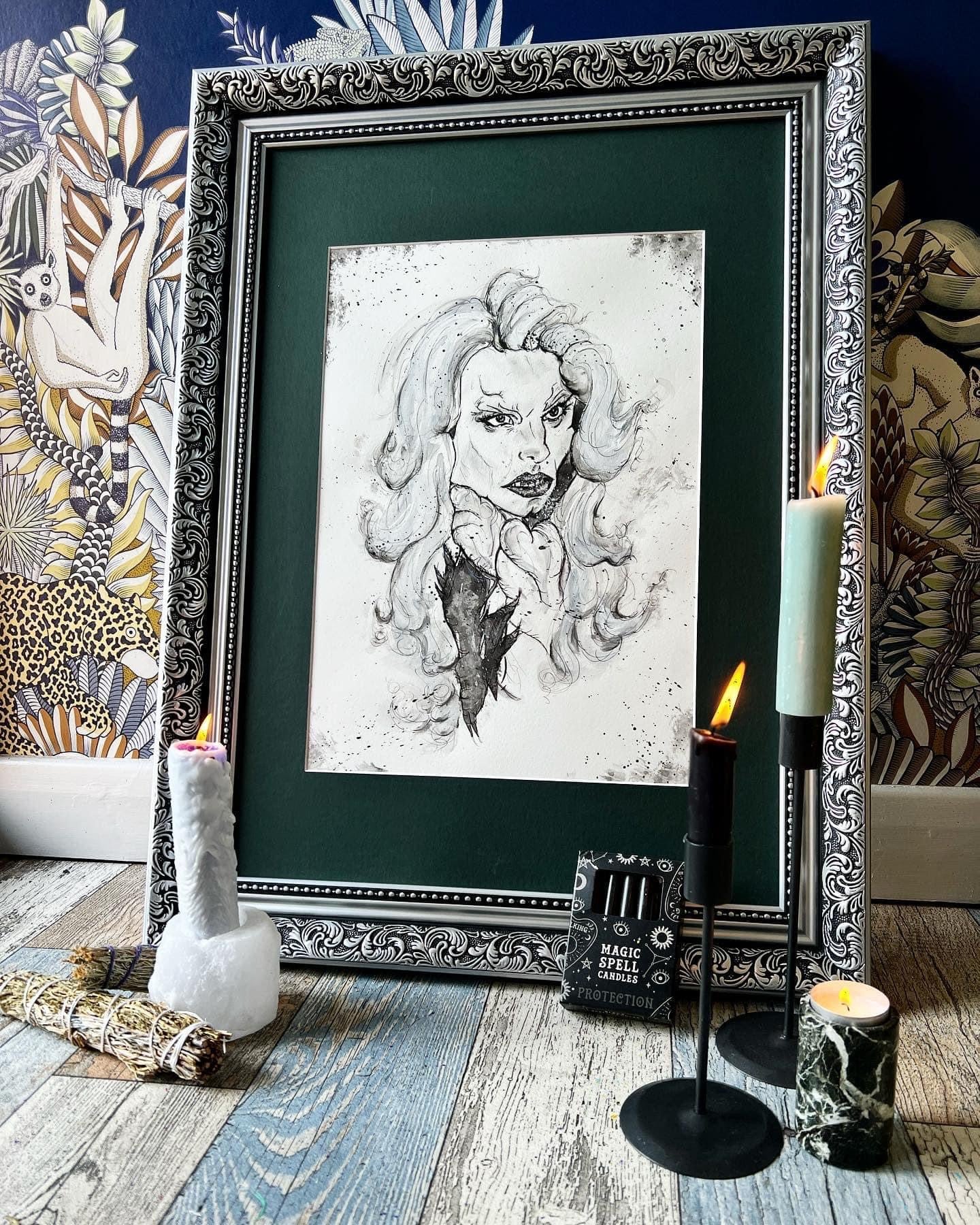 Lestat - Interview with the vampire Original Framed Painting