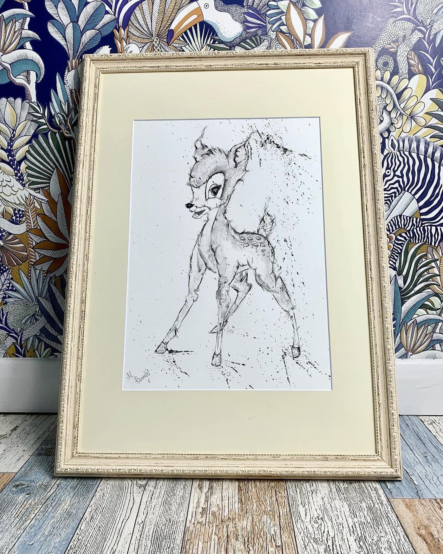 Bambi  - Limited Edition Print - Edition Size 10  - Art Print  - Disney Print
