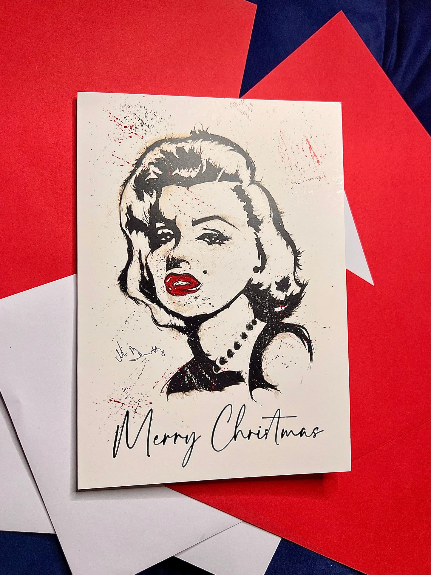 A5 Christmas Card - Marilyn Monroe