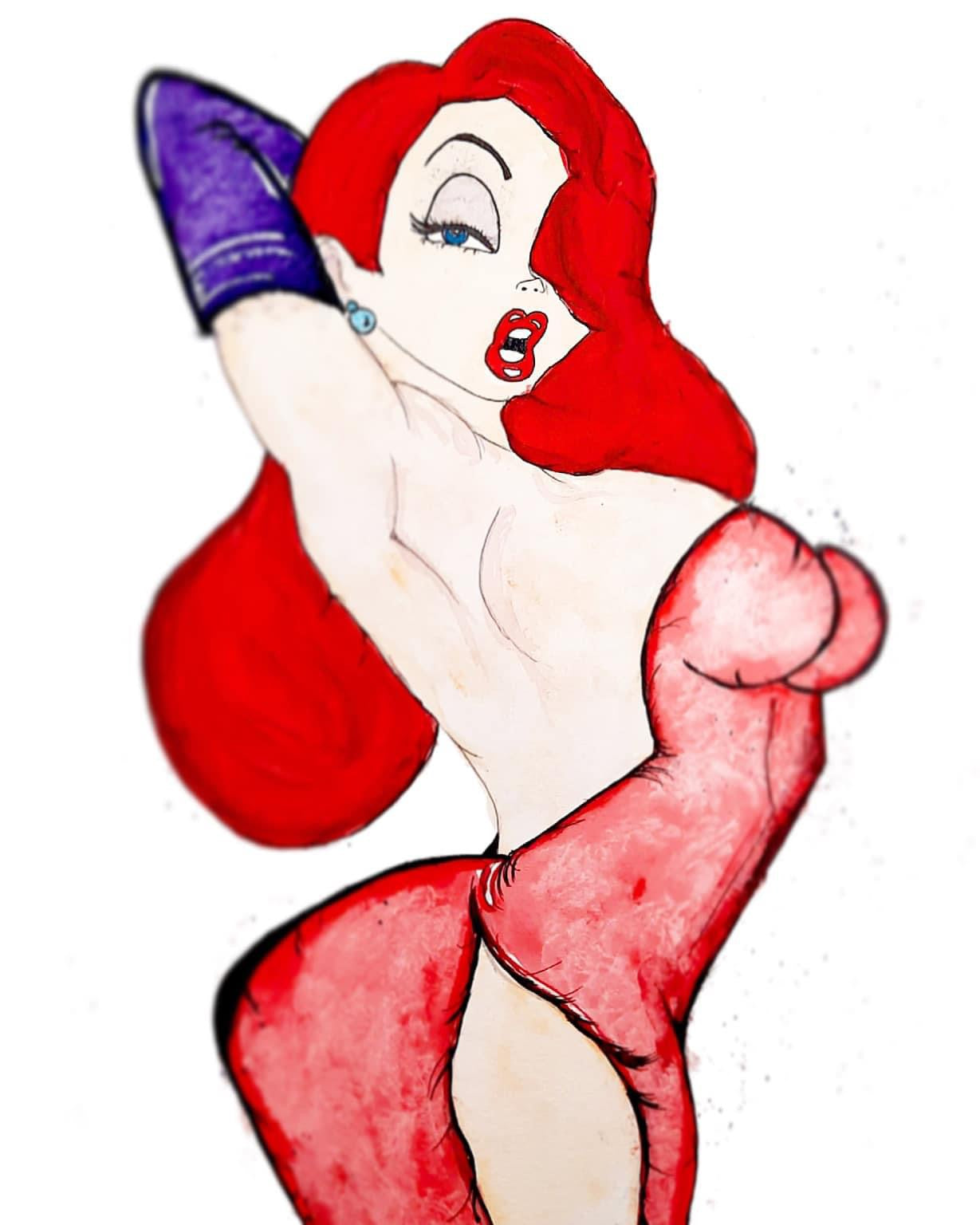 A3 Jessica Rabbit  - Limited Edition Print - Edition Size 5  - Art Print