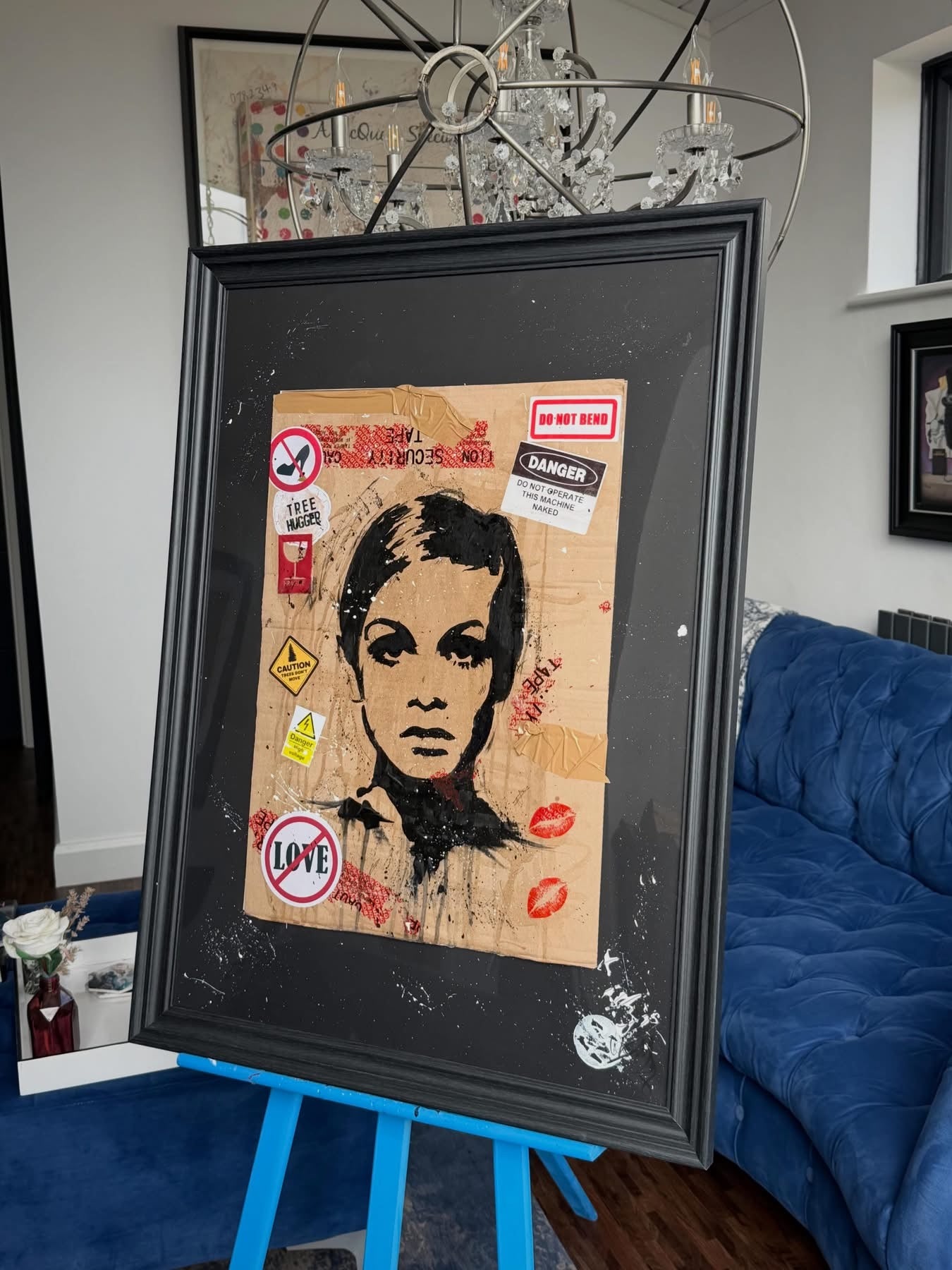 Handle With Style – Original Twiggy Painting 💄