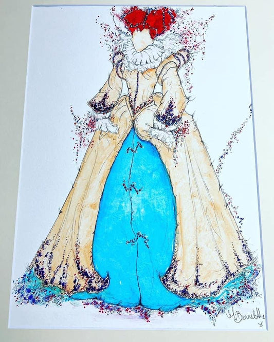 Elizabeth I of England- A3 Limited Edition Print  - Tudor - Queen Elizabeth