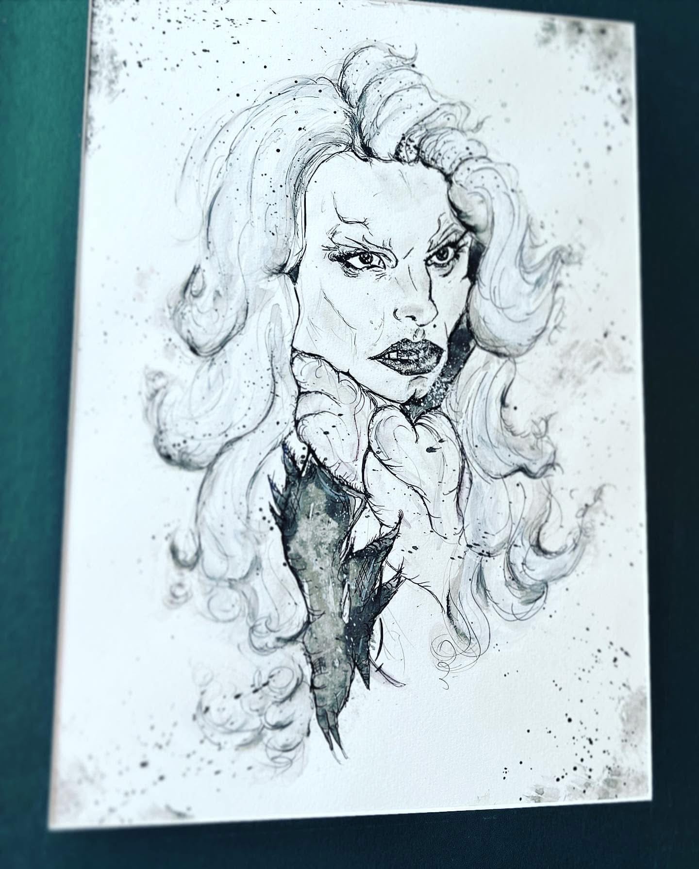 Lestat - Interview with the vampire Original Framed Painting