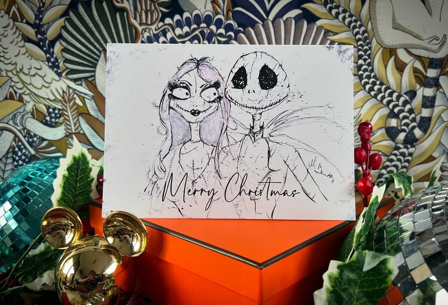 The Nightmare Before Christmas A5 Christmas Card