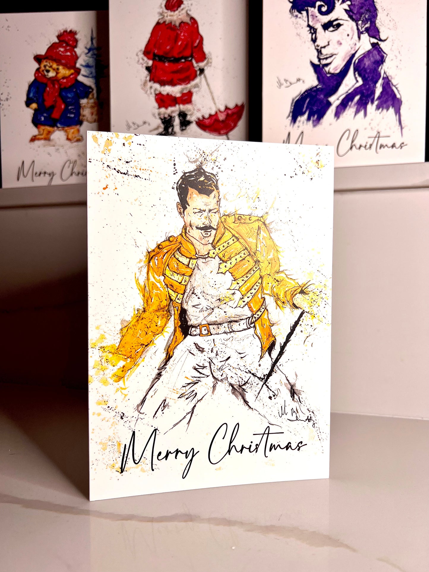 A5 Christmas Card - Freddie Mercury Queen