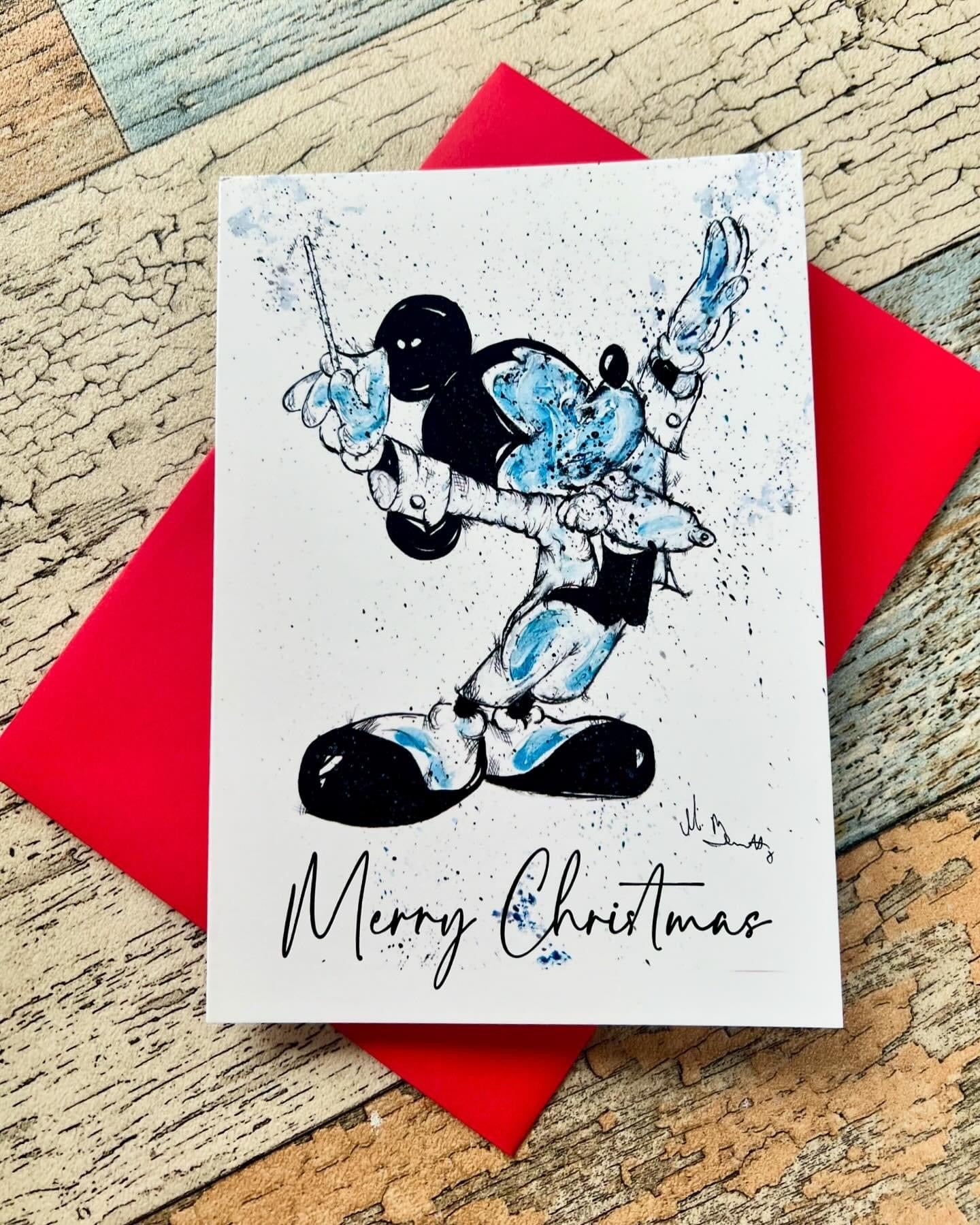 Mickey Mouse - A5 Christmas Card