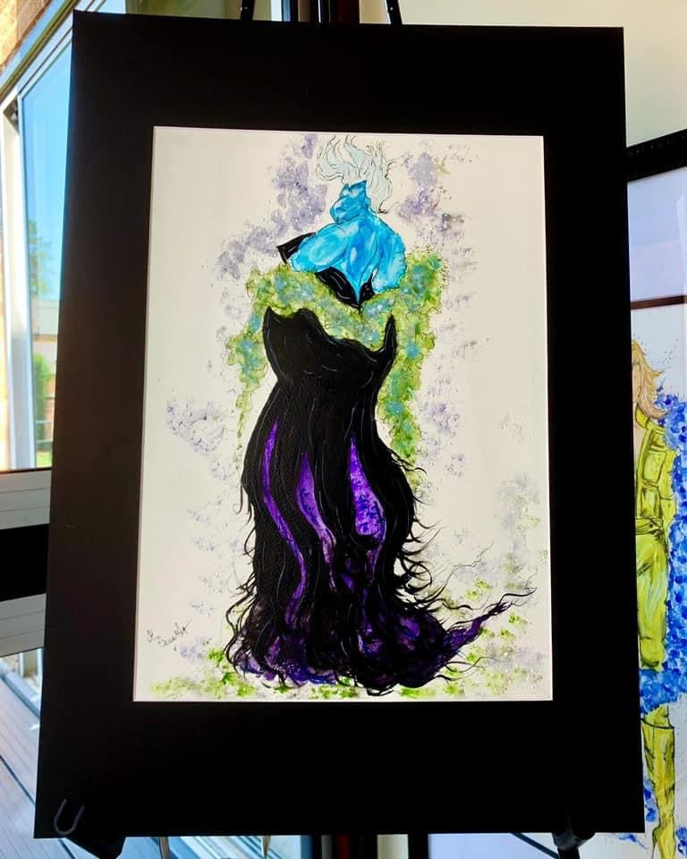 Ursula - The Little Mermaid - Original Signed Framed Painting - Disney  Villain - The Little Mermaid Art - Ursula Painting - Disney art -