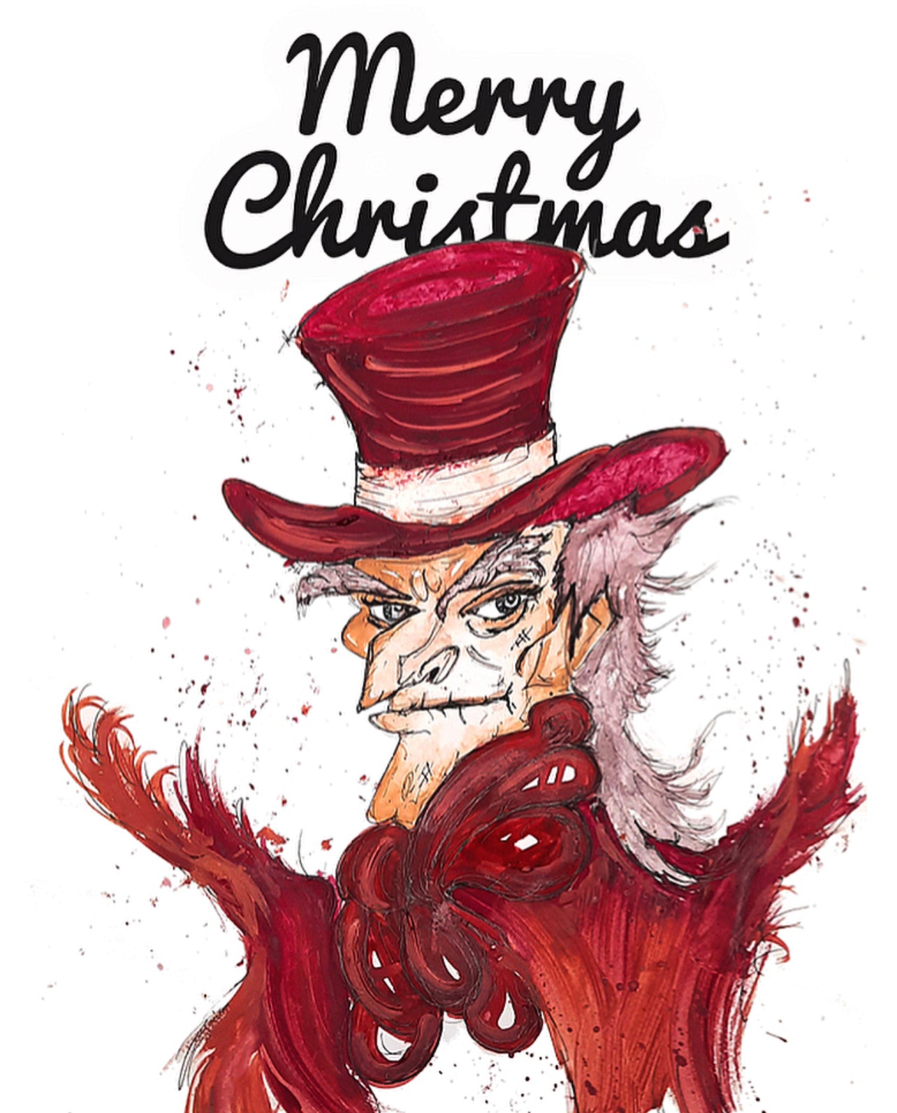 Scrooge - A5 Christmas Card
