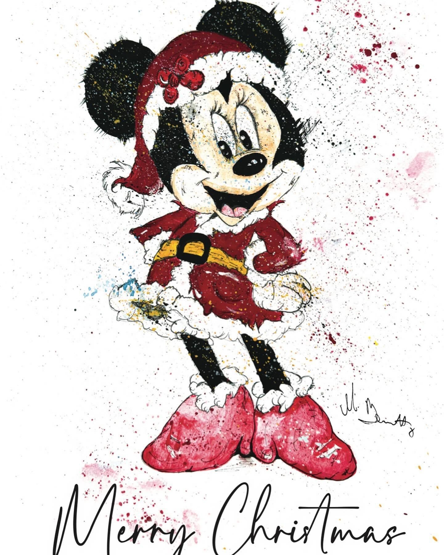 Minnie Mouse - A5 Christmas Card