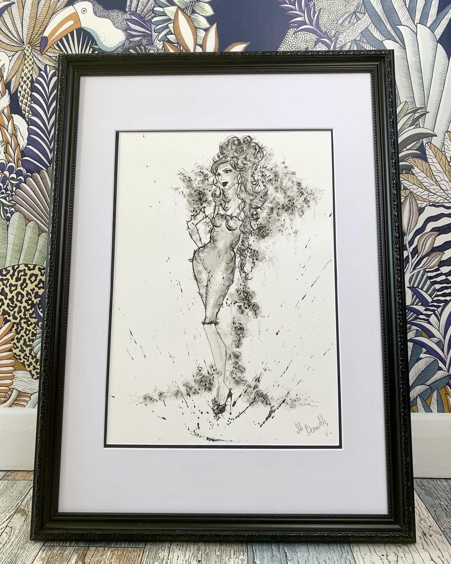 Camden’s Princess - Amy Winehouse - Original Art - Amy Winehouse Art - Amy - back to black - Amy Winehouse Painting