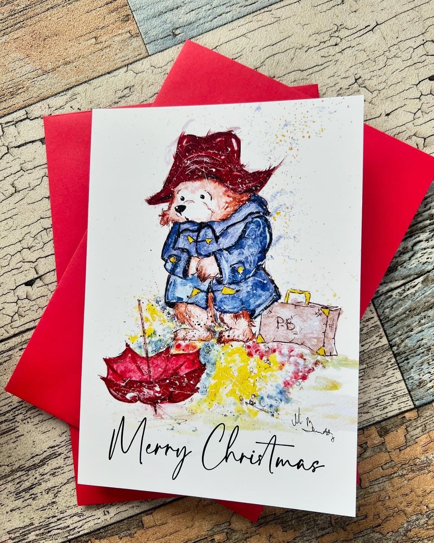 Bear - A5 Christmas Card