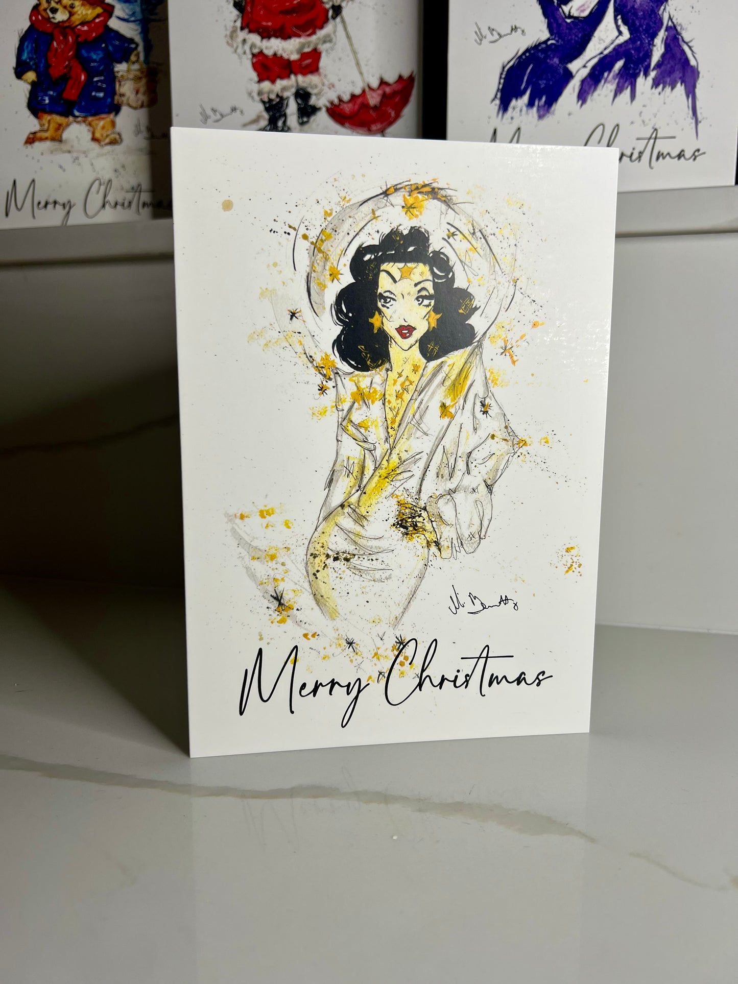 A5 Christmas Card - Hedy Lamarr - Old Hollywood