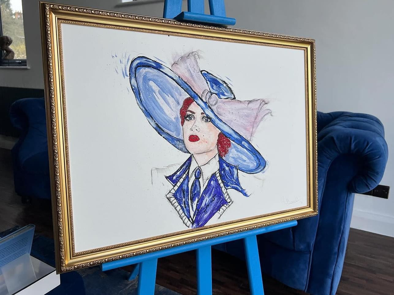 Original Framed Titanic Painting of Rose  - Titanic - Kate Winslet - Titanic Art