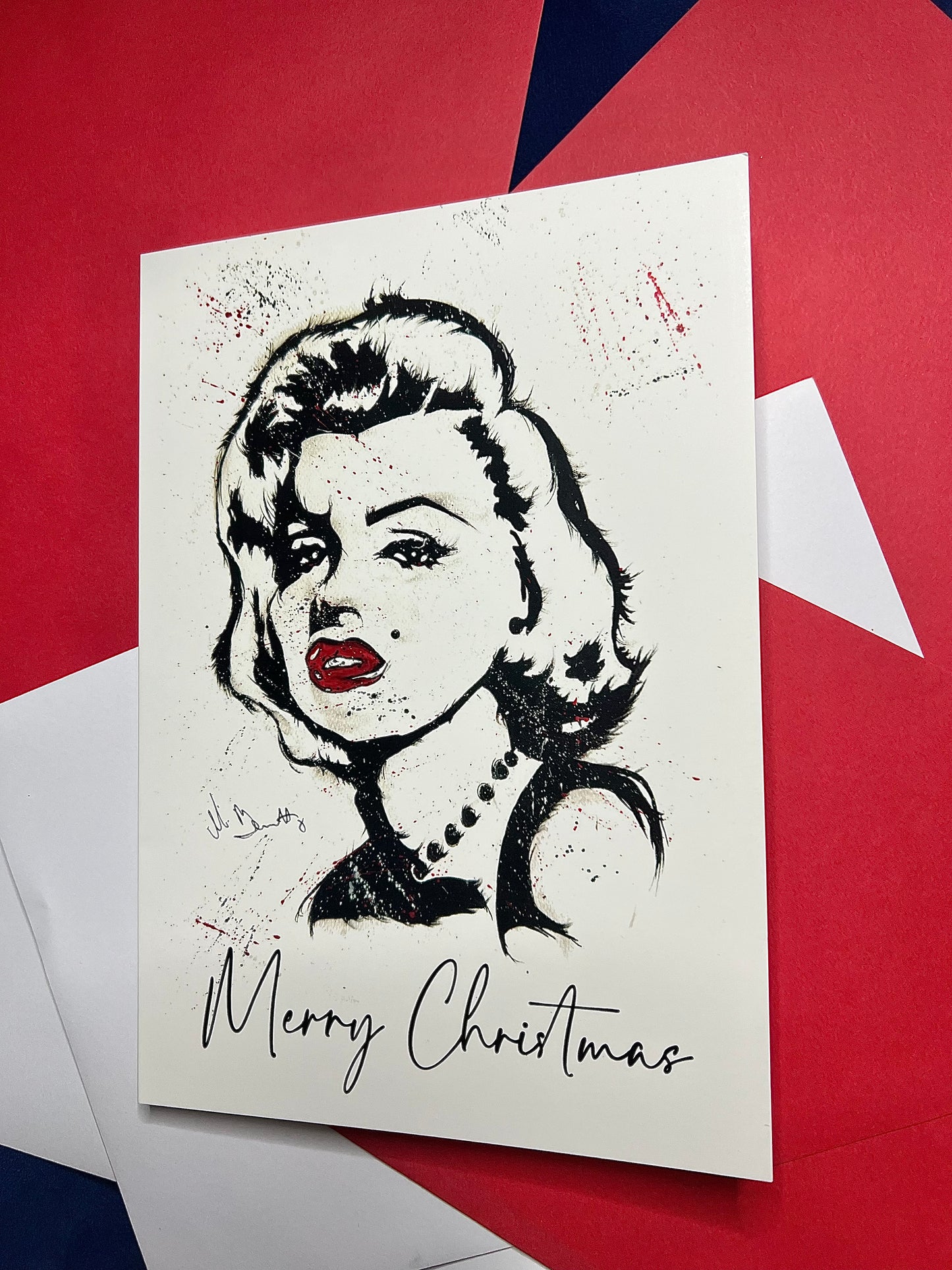 A5 Christmas Card - Marilyn Monroe