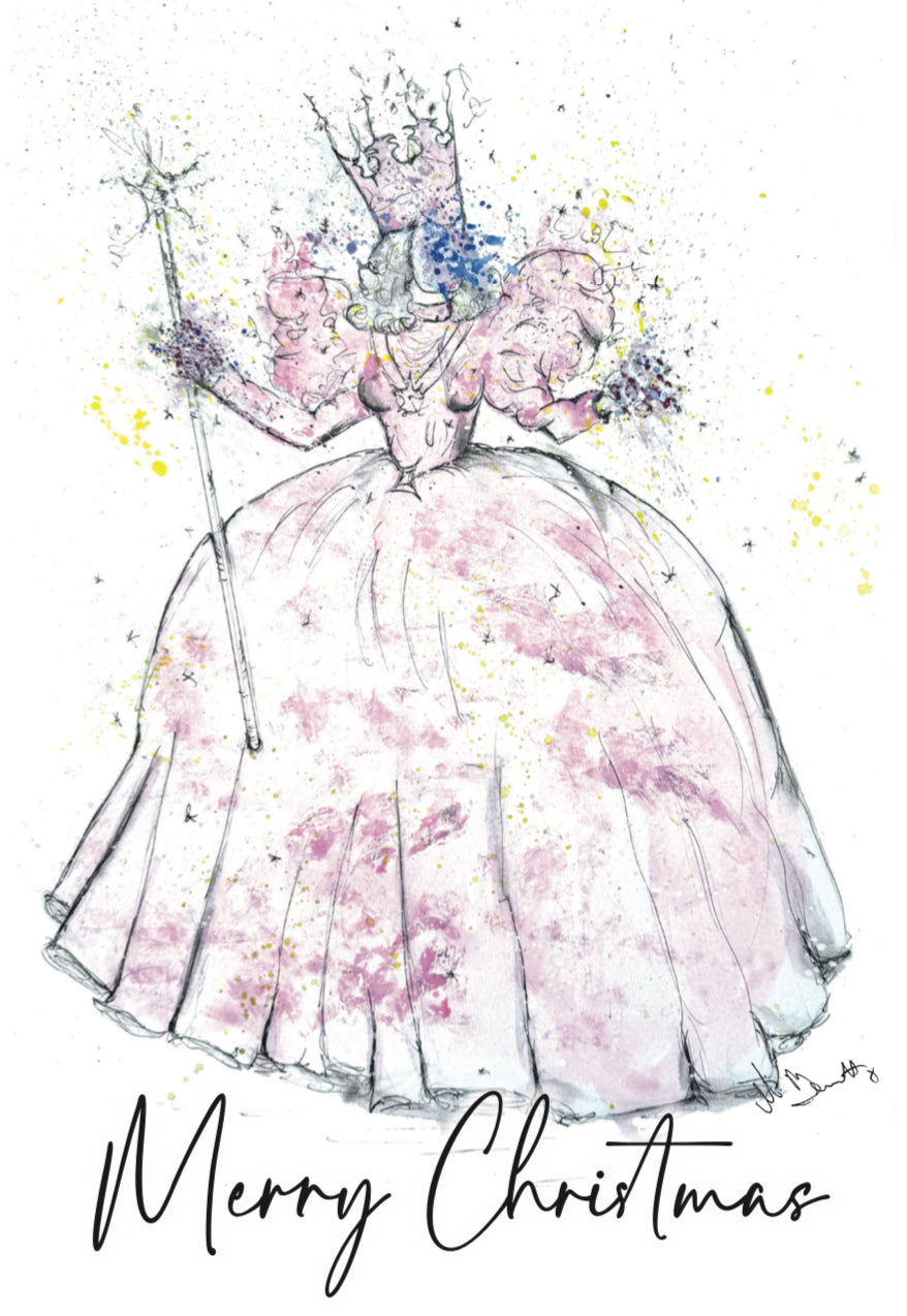 Wizard of Oz - Glinda - A5 Christmas Card
