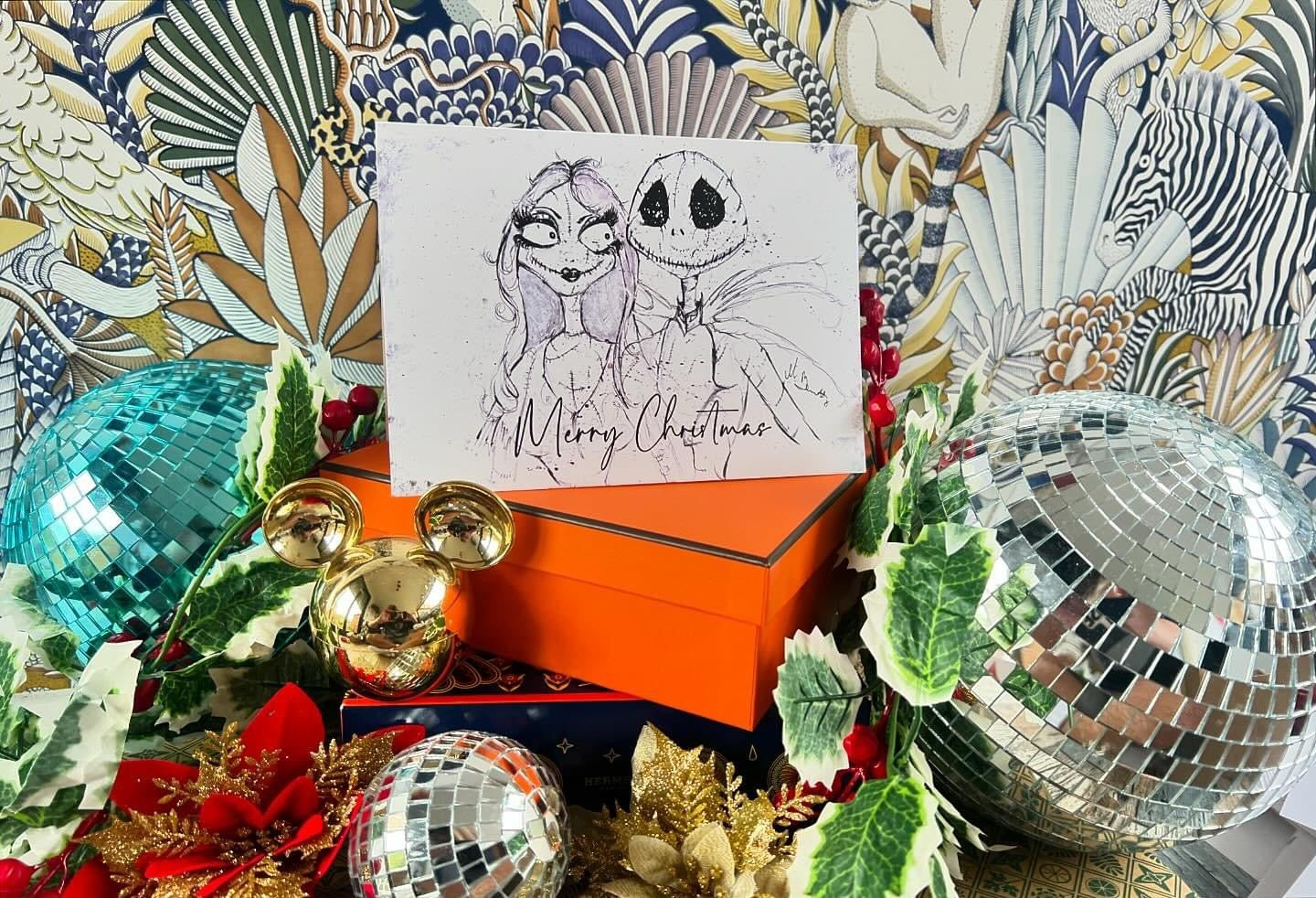 The Nightmare Before Christmas A5 Christmas Card