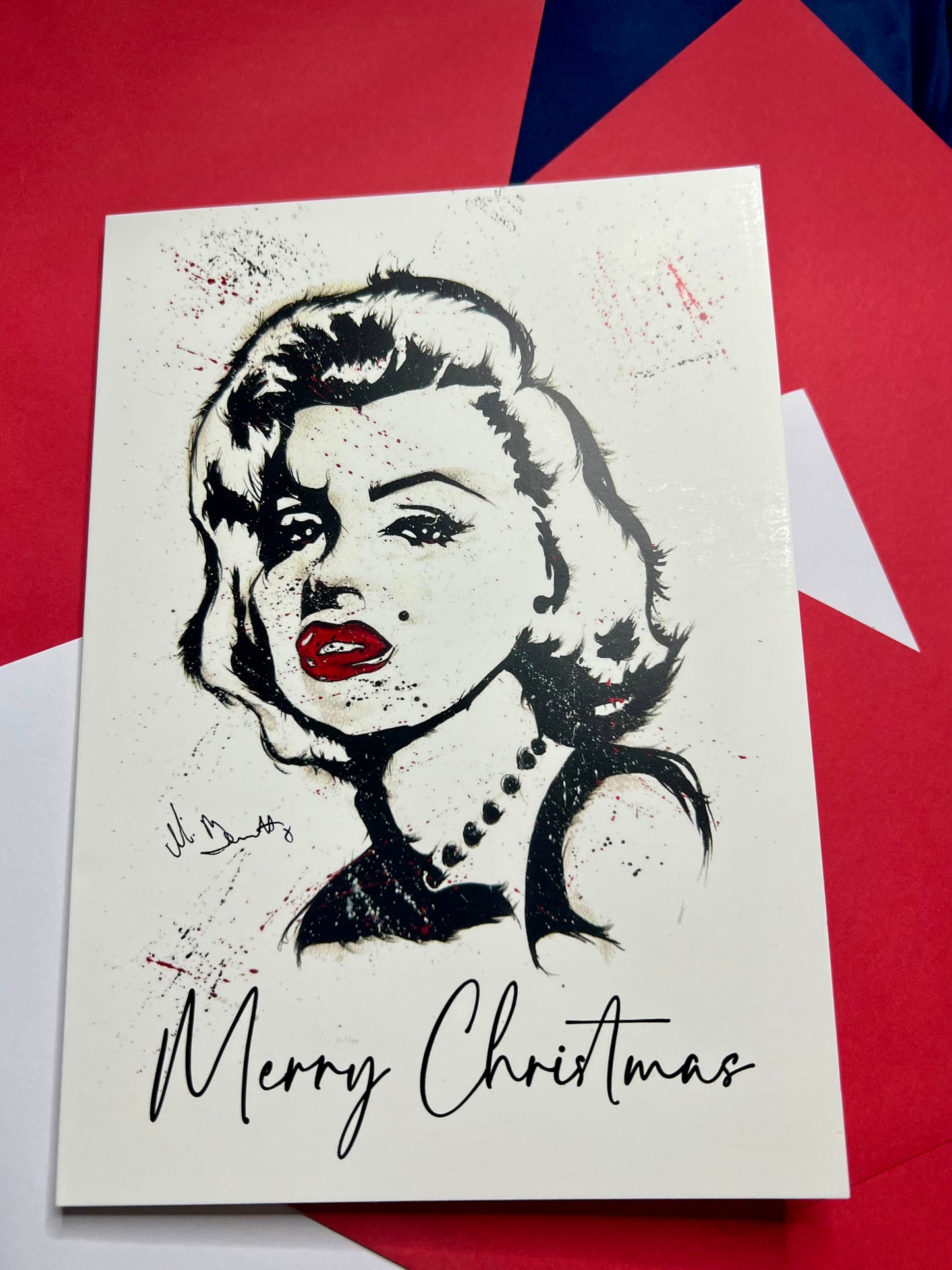 A5 Christmas Card - Marilyn Monroe