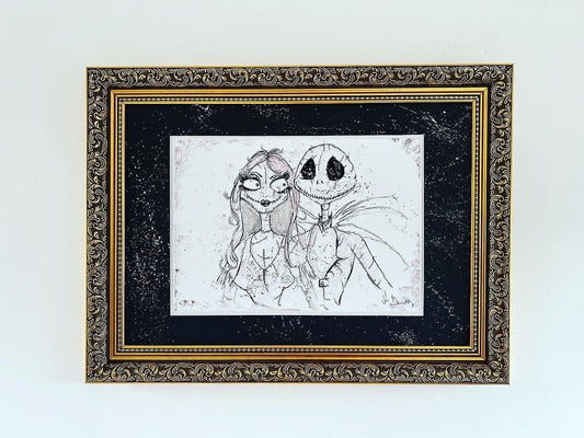 The Nightmare Before Christmas - Original Framed Painting - Nightmare before Christmas Art