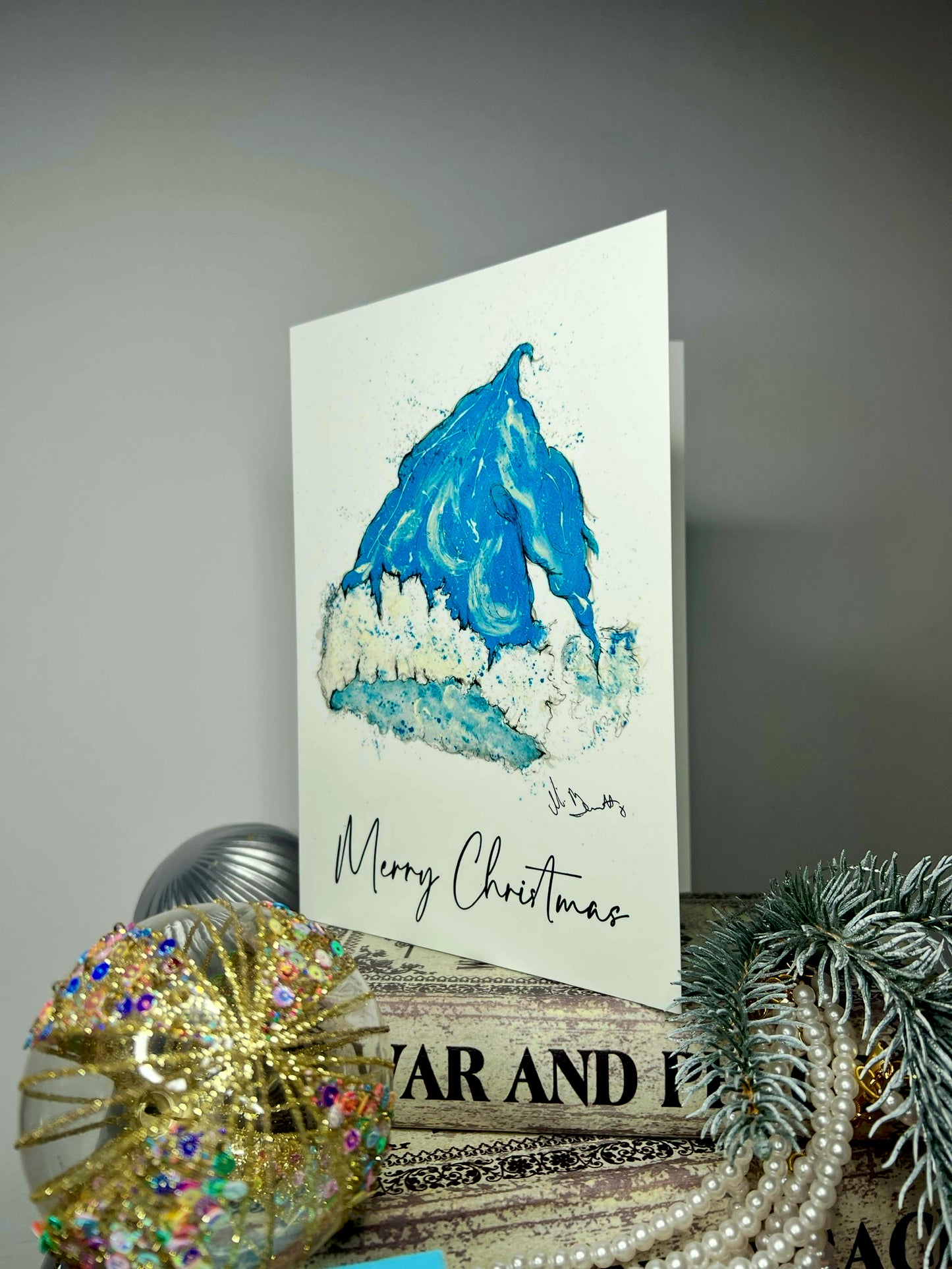 A5 Christmas Card - Santa Hat
