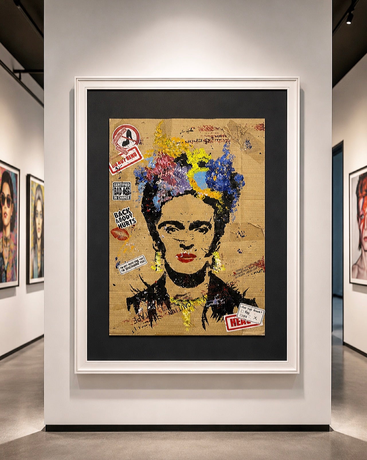Frida Kahlo – Original Framed Frida Kahlo Painting