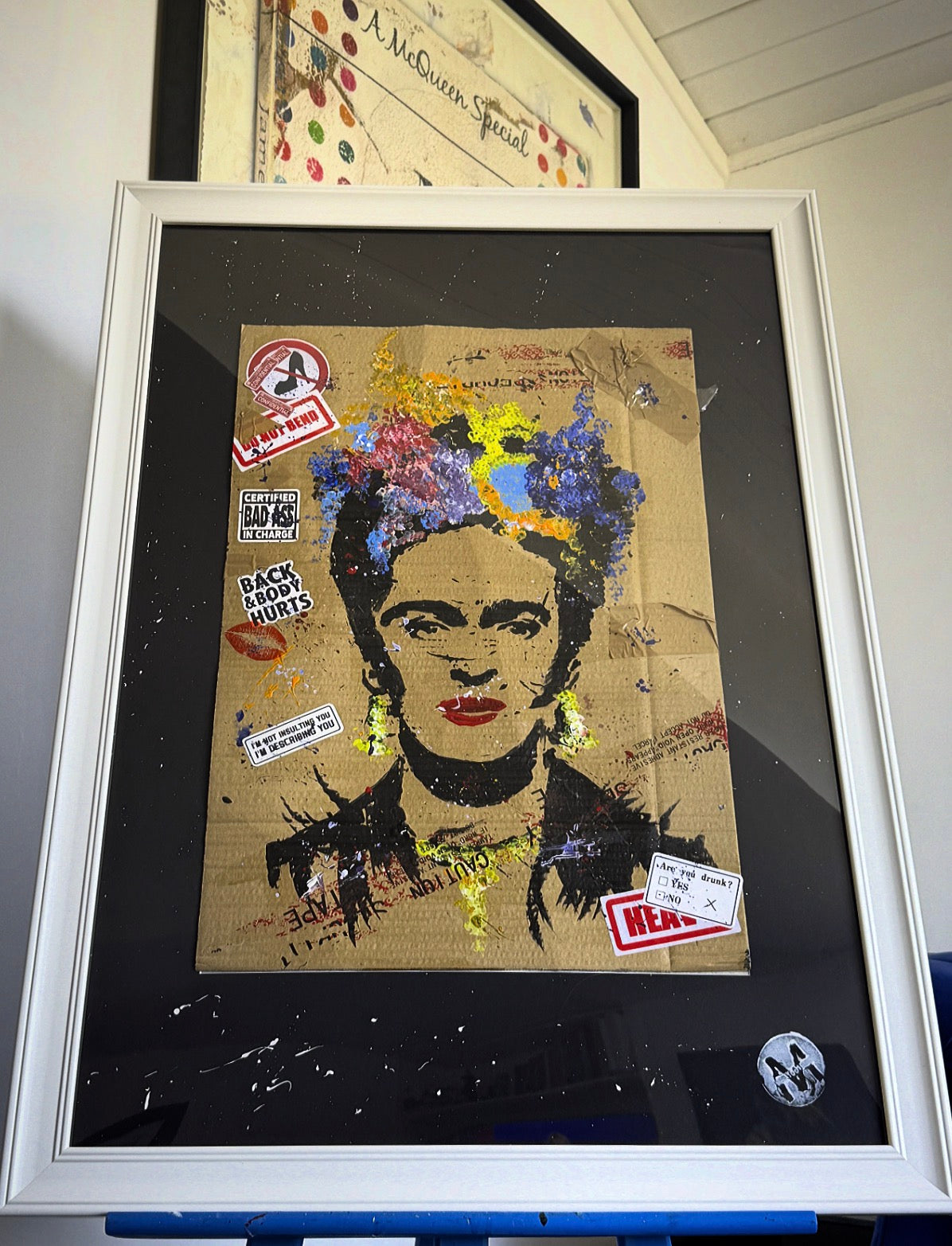 Frida Kahlo – Original Framed Frida Kahlo Painting