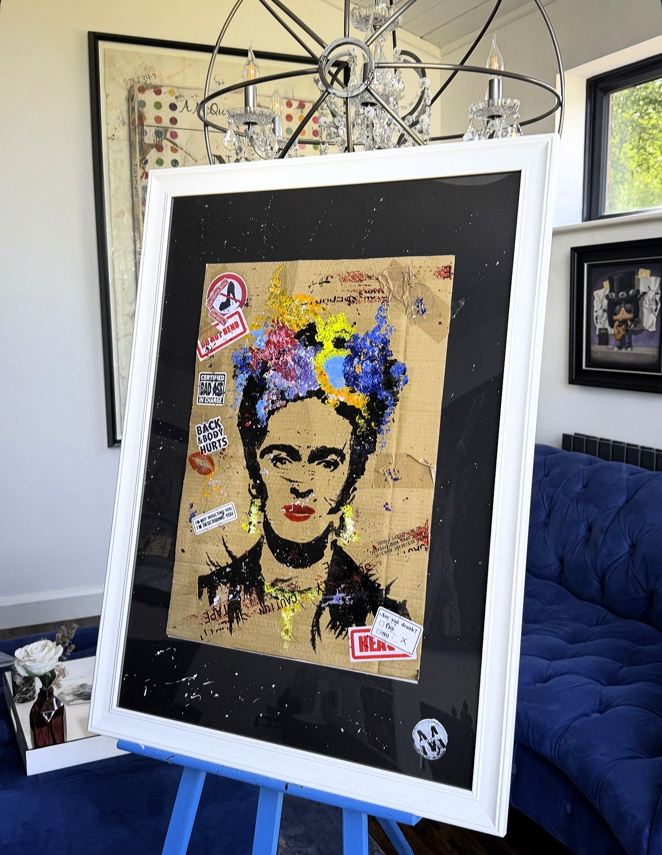 Frida Kahlo – Original Framed Frida Kahlo Painting