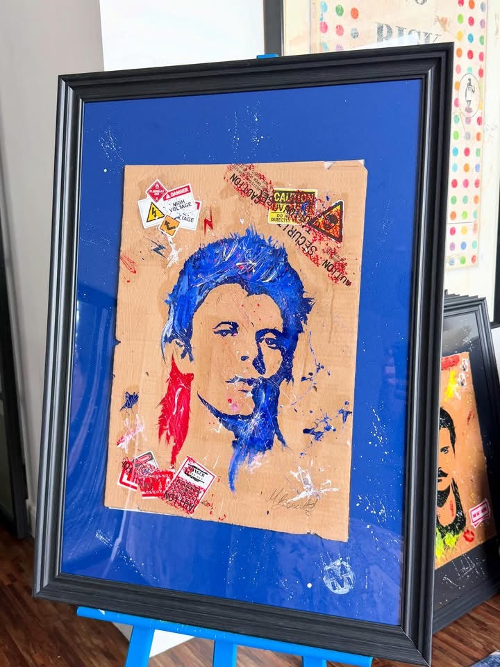 Celestial Revel – Original David Bowie Painting