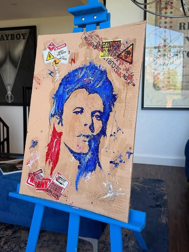 Celestial Revel – Original David Bowie Painting