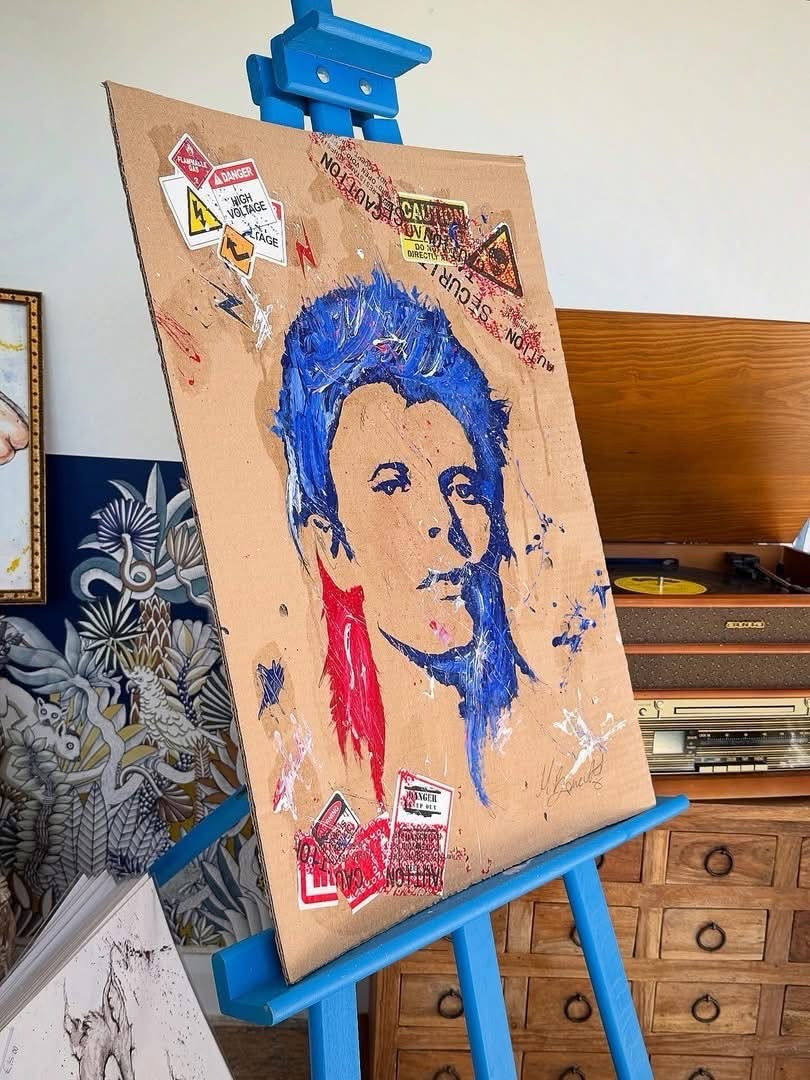 Celestial Revel – Original David Bowie Painting