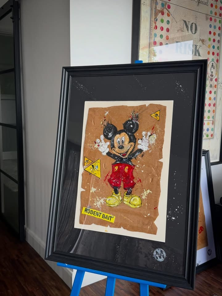 Rodent Royalty – Original Mickey Mouse Painting