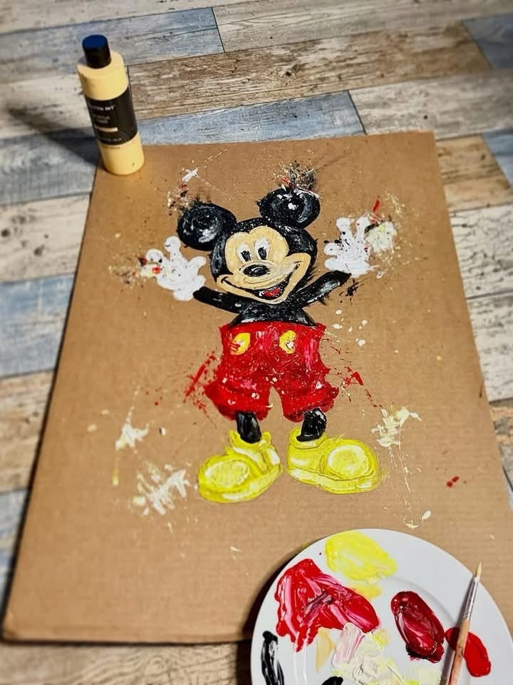 Rodent Royalty – Original Mickey Mouse Painting