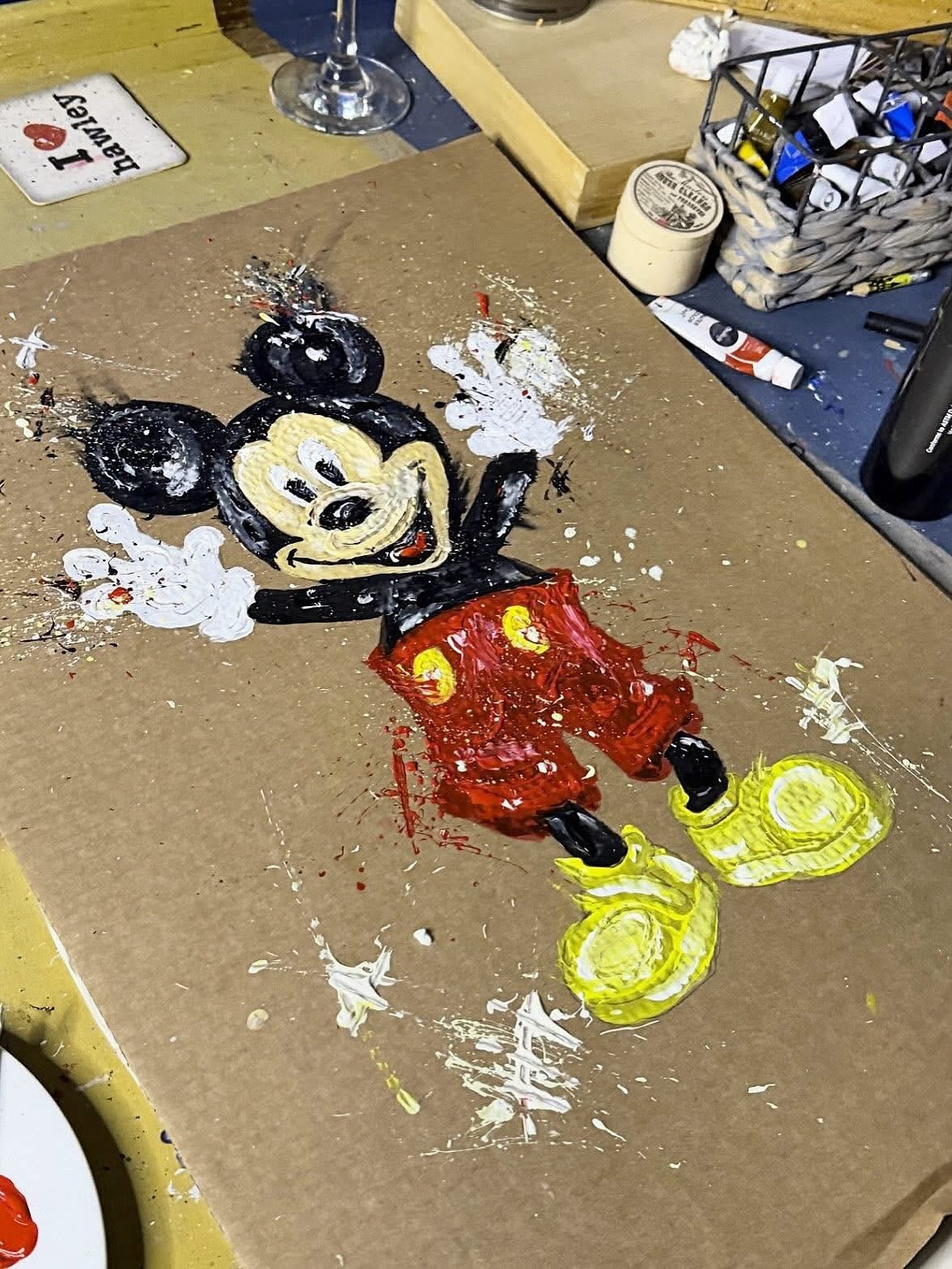 Rodent Royalty – Original Mickey Mouse Painting