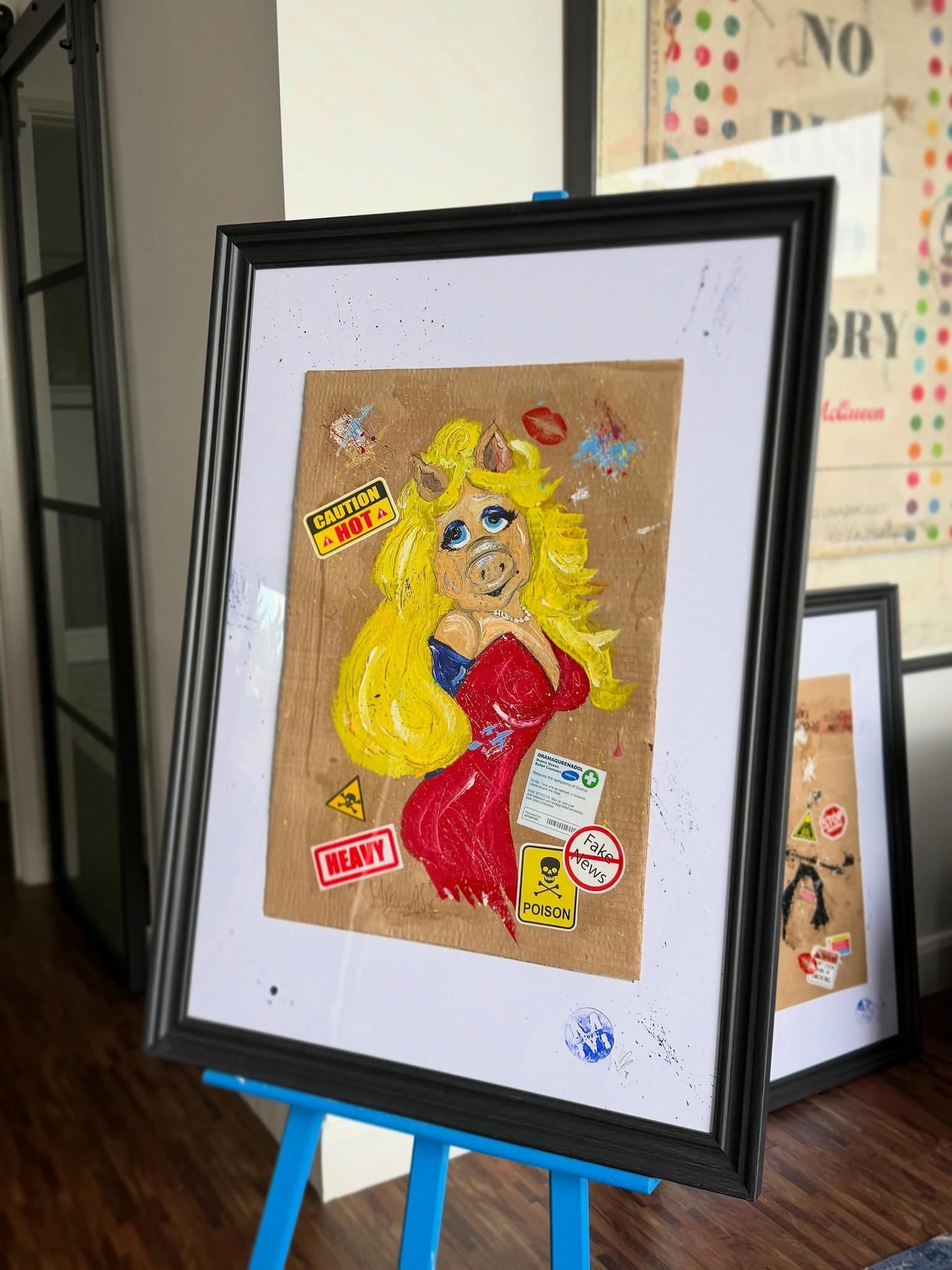 Miss Piggy - Babe - Original Framed Painting