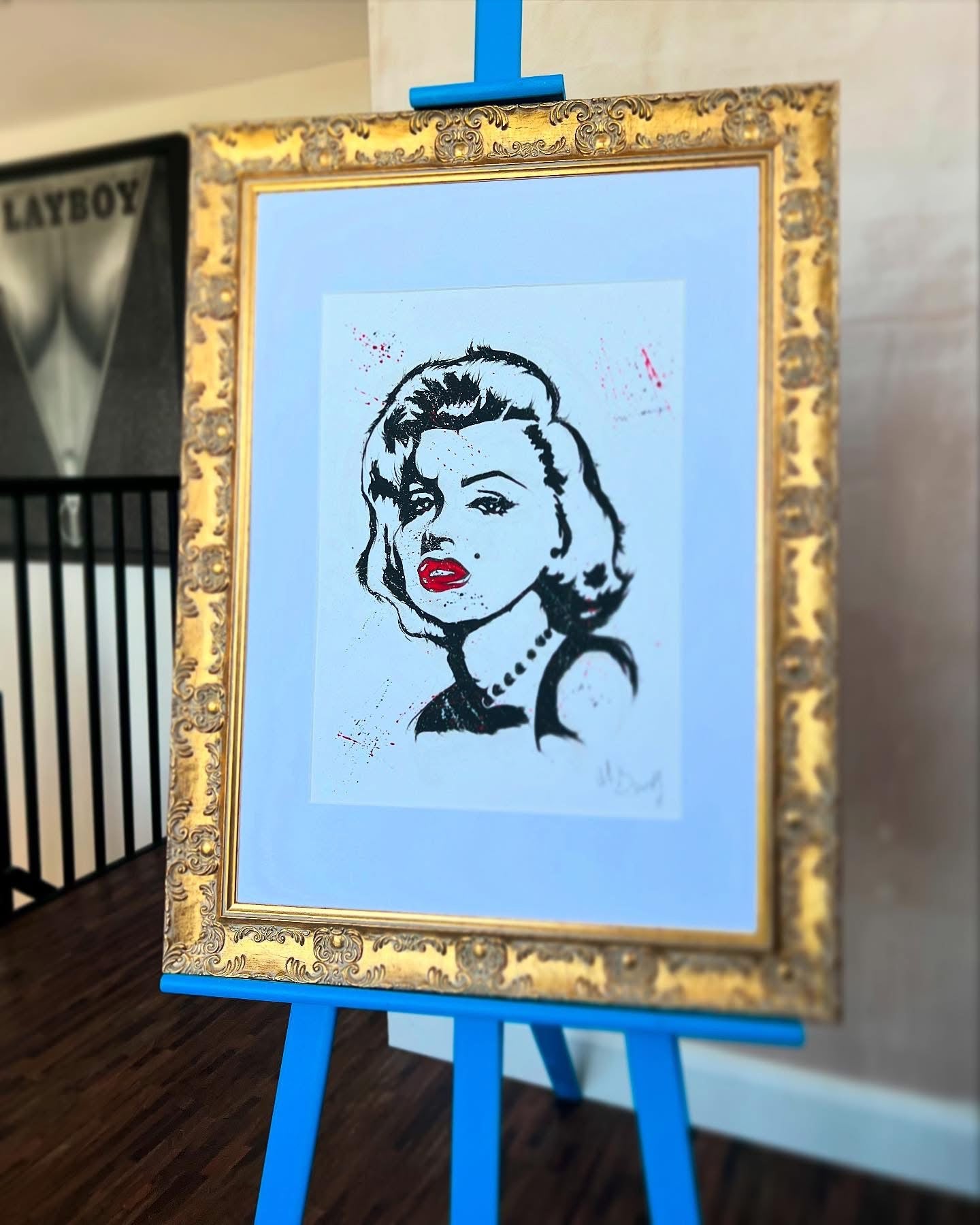 Marilyn Monroe - Original Framed Painting - Marilyn Monroe Art- Marilyn Monroe Painting